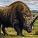 Artist’s impression of the “Siberian unicorn,” actually a species of rhino.